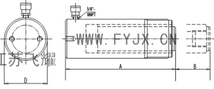 單作用液壓千斤頂結構圖