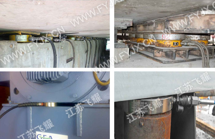 超低薄型液壓千斤頂用于橋梁同步頂升