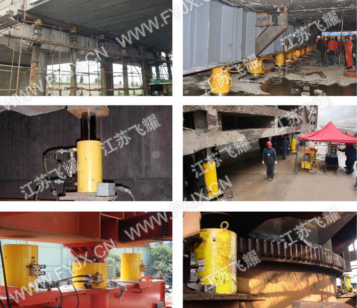 雙作用液壓千斤頂應用