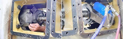 超薄中空式液壓扭矩扳手現場應用圖