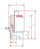 FY-THD液壓螺栓拉伸器示意圖