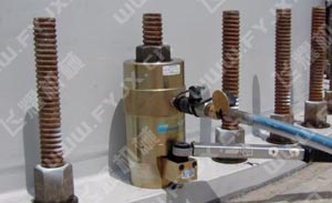 風電專用螺栓拉伸器現場應用