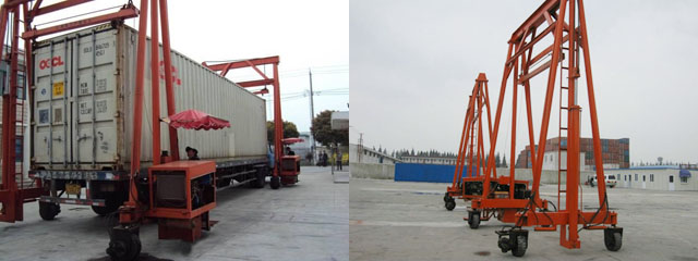 移動式集裝箱液壓吊車